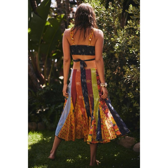 Free People Piper Mixed Media Patchwork Pieced Set - Picture 3 of 11